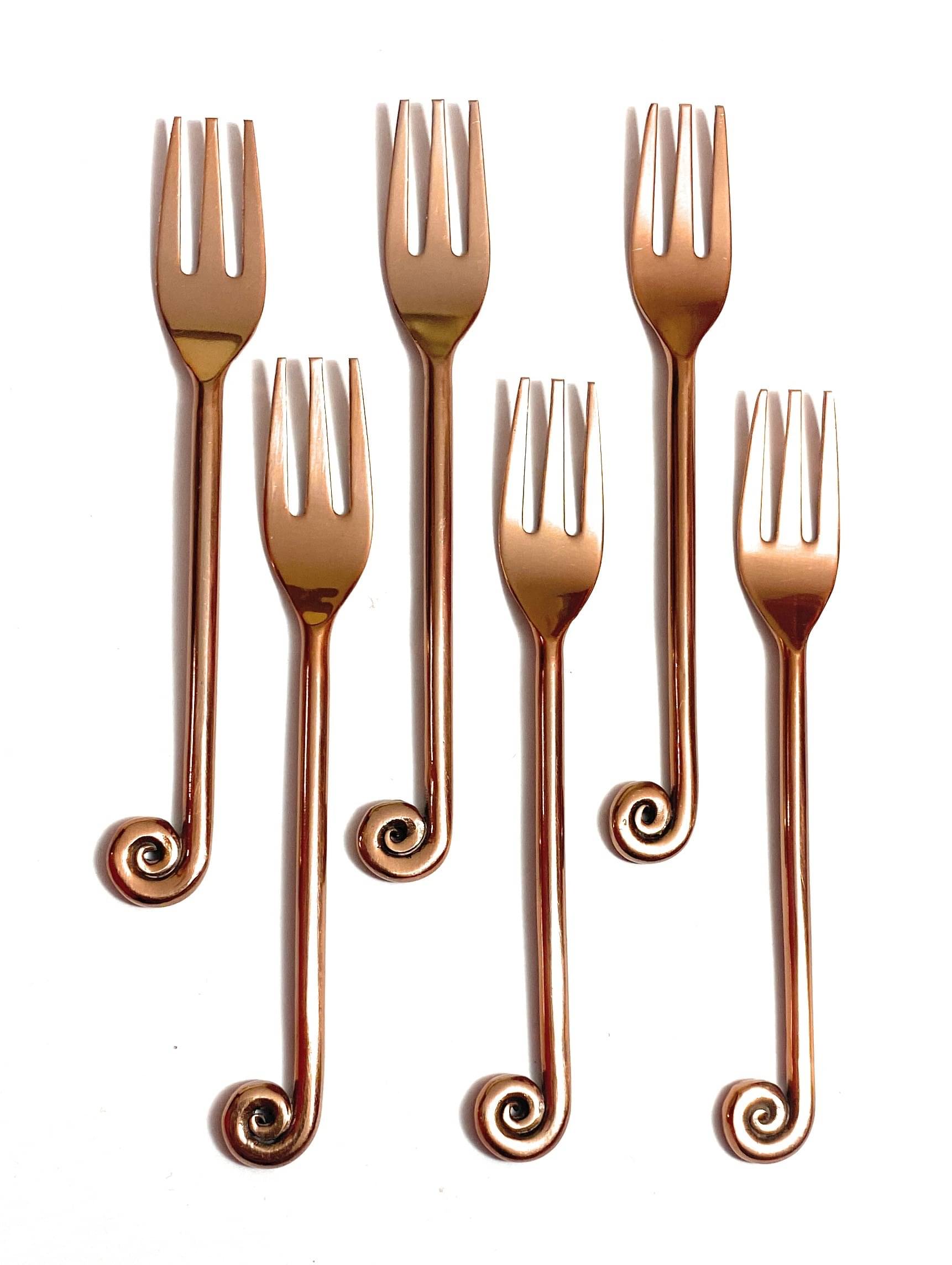     			GEEGA TURTLES 6 Pcs Stainless Steel Baby Fork