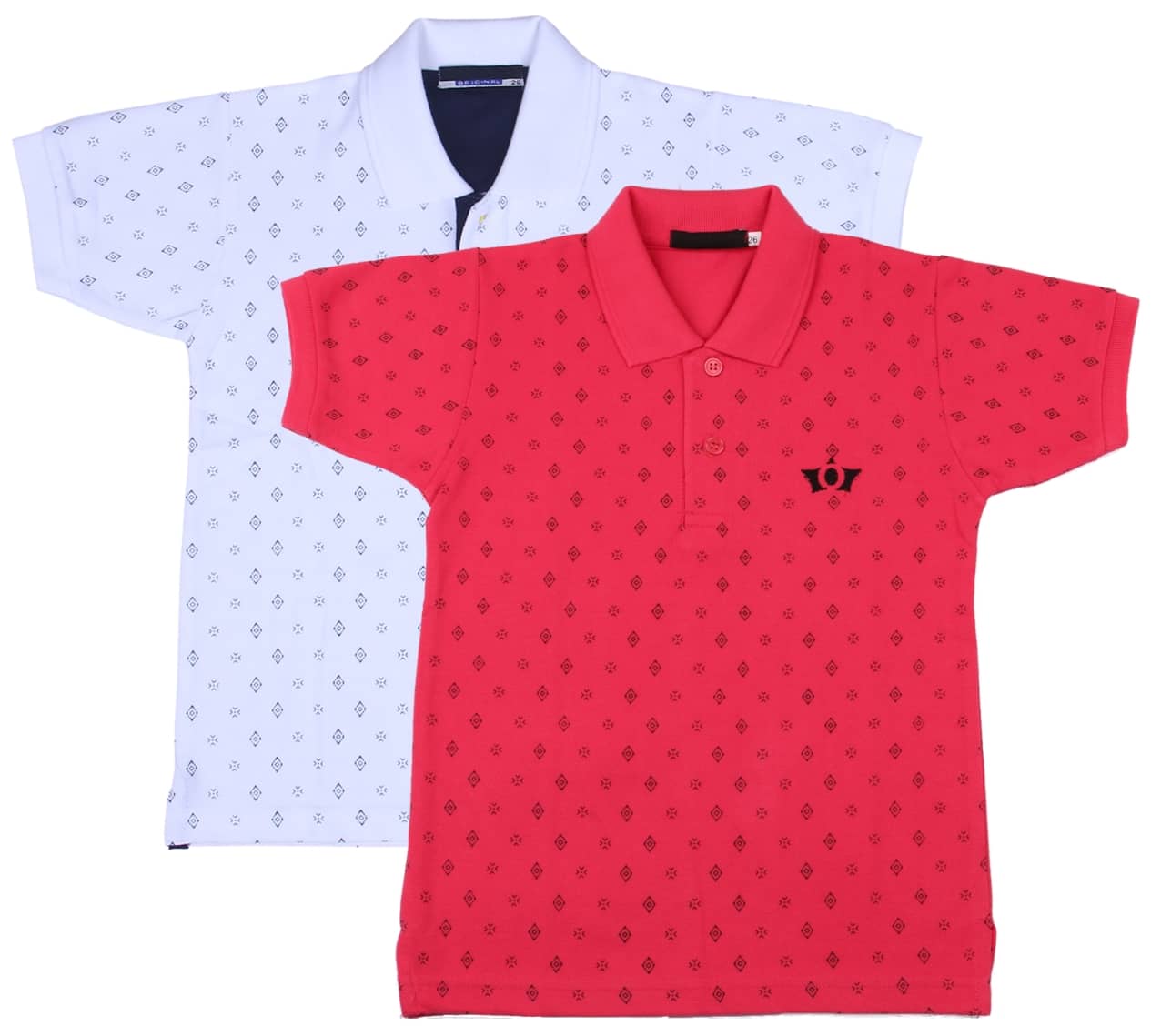 NEUVIN Pack of 2 Baby Boys 100% Cotton Polos ( Multi )