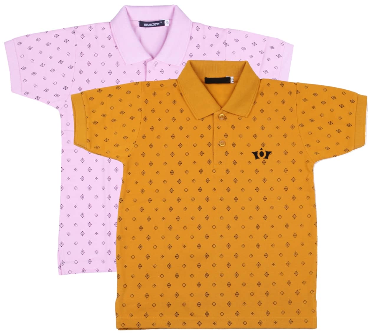 NEUVIN Pack of 2 Baby Boys 100% Cotton Polos ( Multi )