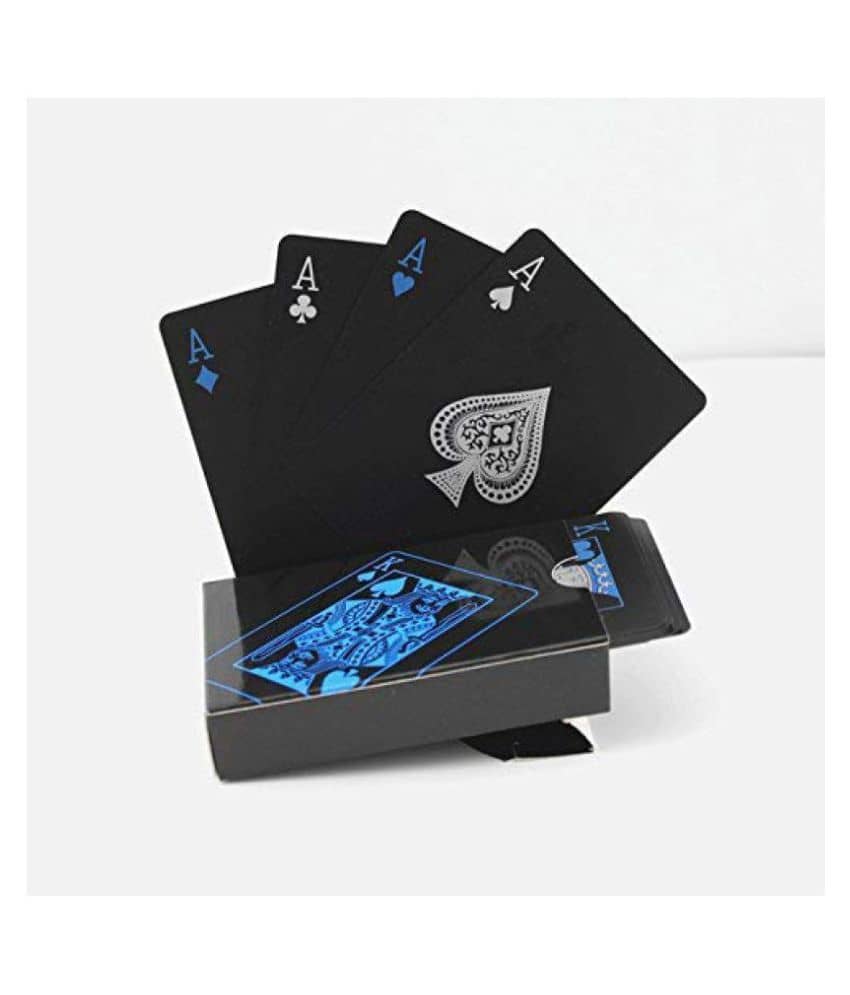 Rangwell Black Plastic Playing Cards - Sports and Fitness Equipment | Buy online on ZillyBuy