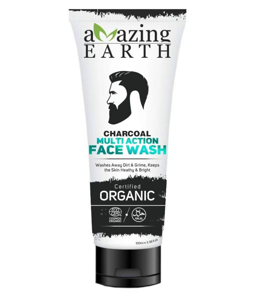 AMAzing EARTH Charcoal Multi-Action Face Wash 100 ml AMAzing EARTH Charcoal Multi-Action Face Wash 100 ml