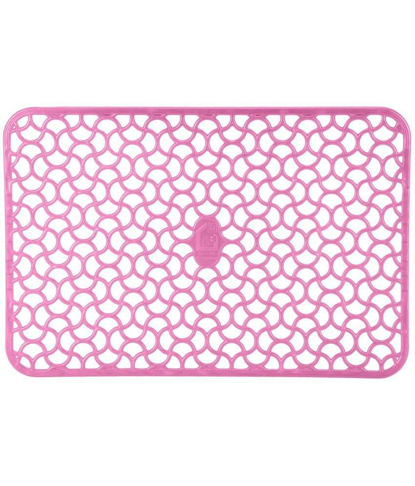     			Revexo Set of 3 PVC Pink Fridge Mats