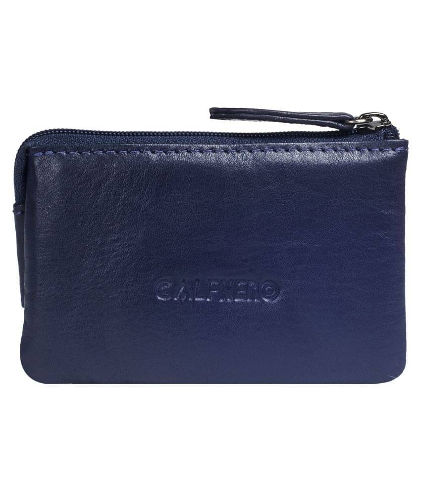Calfnero Genuine Leather Key Case/Coin Wallet Calfnero Genuine Leather Key Case/Coin Wallet