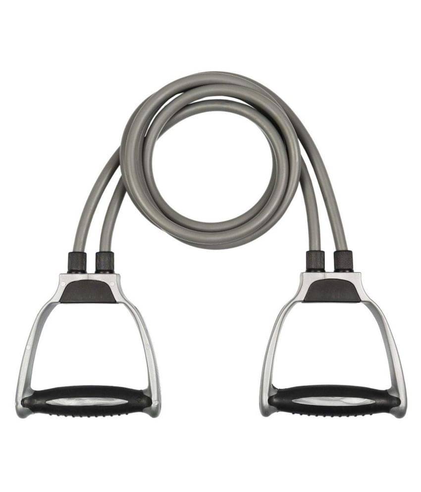 NITLOK Double Resistance Band, Toning Tube, Exercise Tube, for Resistance Training, Physical Therapy, Home Workouts Toning Tube with D-Type Handle (Multi Color) NITLOK Double Resistance Band, Toning Tube, Exercise Tube, for Resistance Training, Physical Therapy, Home Workouts Toning Tube with D-Type Handle (Multi Color)