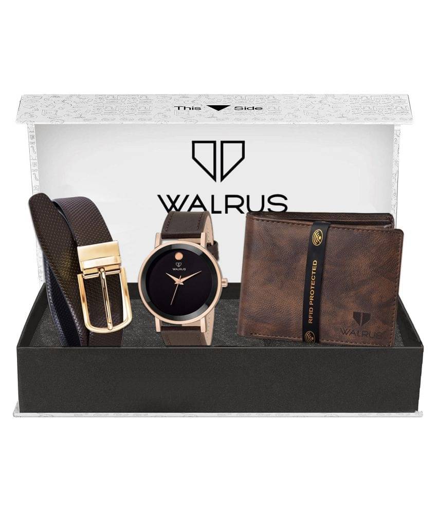     			Walrus WWWBC-COMBO8 Leather Analog Men's Watch