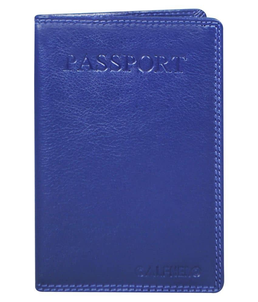 Calfnero Leather Purple Passport Holder - Handbags | Buy online on ZillyBuy