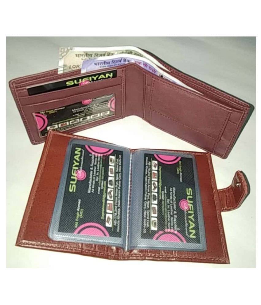 MSABL LEATHER Combo pack of mens brown leather wallet pu leather card holder tan Leather Brown Fashion Regular Wallet MSABL LEATHER Combo pack of mens brown leather wallet pu leather card holder tan Leather Brown Fashion Regular Wallet