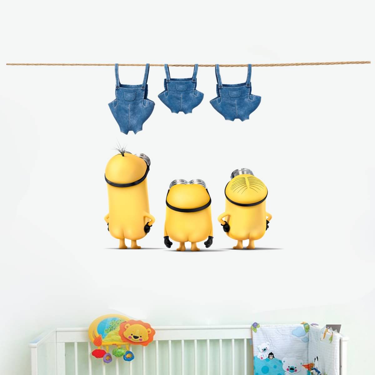     			Sticker Studio Minions Cartoon Characters Sticker ( 41 x 58 cms )