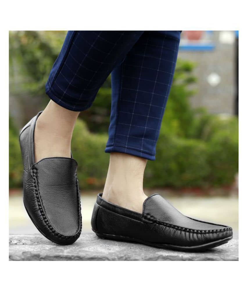 BXXY Black Loafers - Formal Shoes | Buy online on ZillyBuy