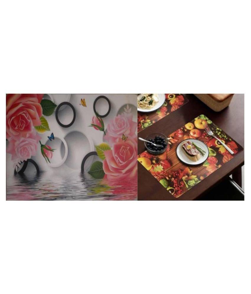     			Revexo Set of 12 PVC Table Mats