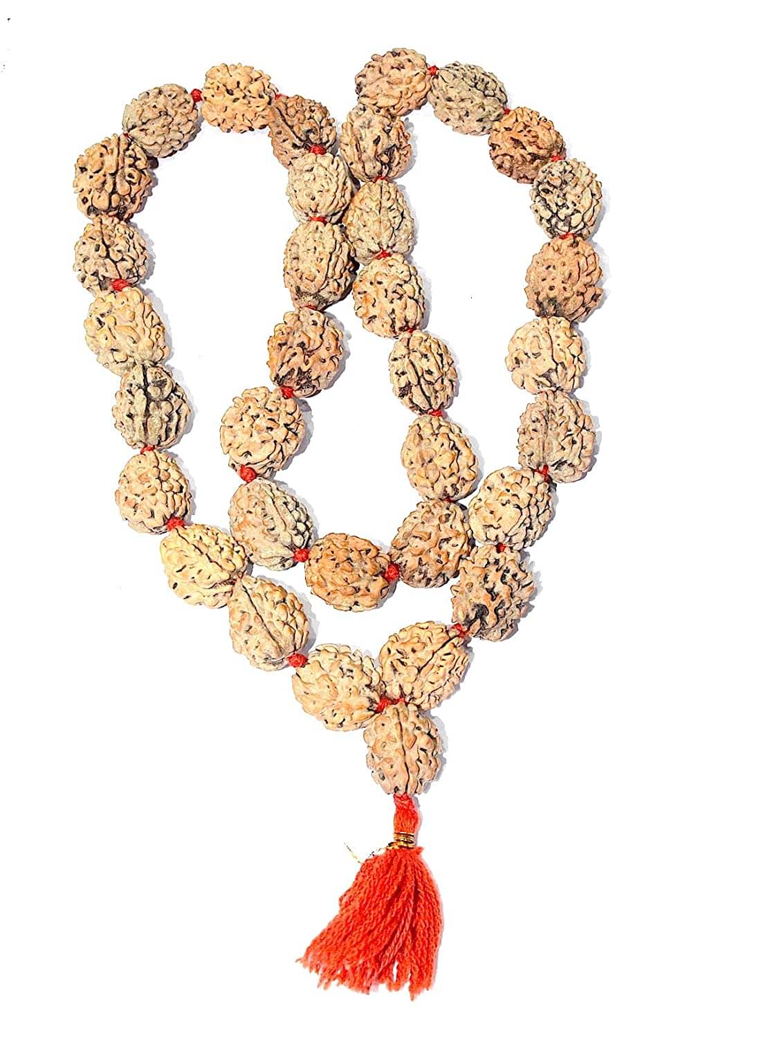 Rudradivine Rosary Original 3 Mukhi Rudraksha Kantha/Three Faced Rudraksha/Agni Siddha Mala - Nepali Bead Rudraksha Mala 15 To 20 MM Beads Khanta (33 +1 Beads) With Lab Certified     			Rudradivine Rosary Original 3 Mukhi Rudraksha Kantha/Three Faced Rudraksha/Agni Siddha Mala - Nepali Bead Rudraksha Mala 15 To 20 MM Beads Khanta (33 +1 Beads) With Lab Certified