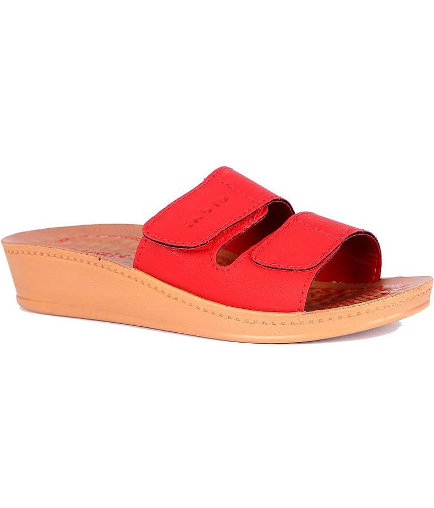 Inblu - Red Women's Slip On Heels - Heels | Buy online on ZillyBuy