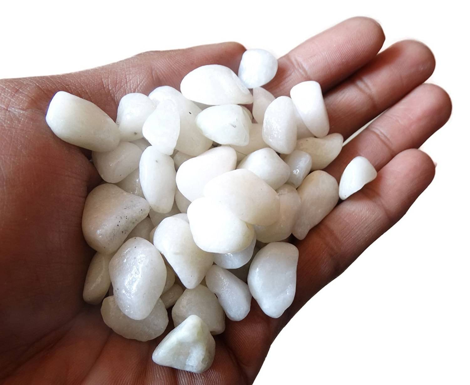 The Oceans White Small Glossy Stones for Home Decorative, Vase Fillers, Aquarium Fish Tank,Garden (Polished 900 g) The Oceans White Small Glossy Stones for Home Decorative, Vase Fillers, Aquarium Fish Tank,Garden (Polished 900 g)