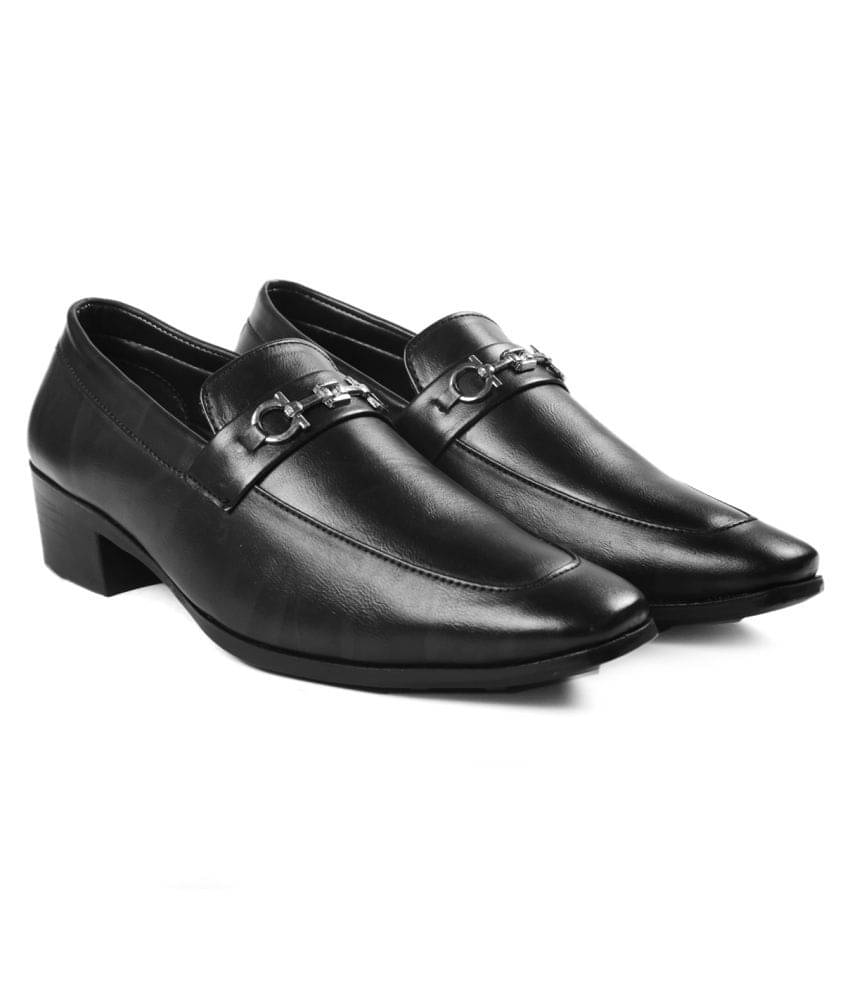     			YUVRATO BAXI Party Artificial Leather Black Formal Shoes