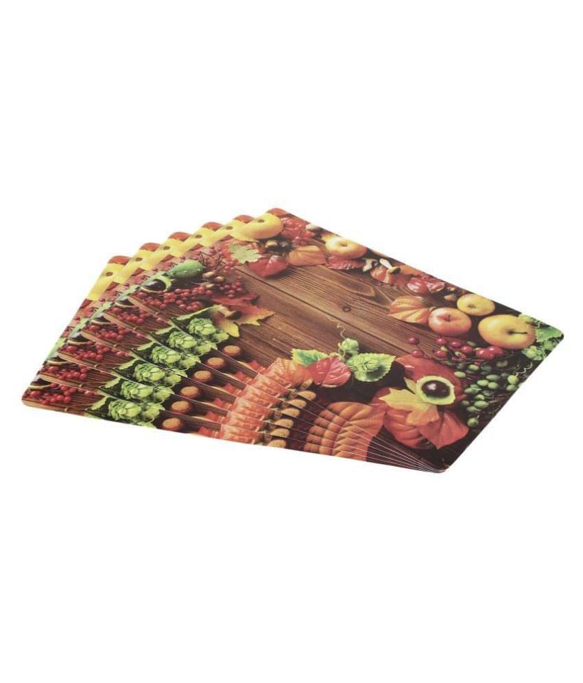 Revexo Set of 6 PVC Multi Fridge Mats Revexo Set of 6 PVC Multi Fridge Mats