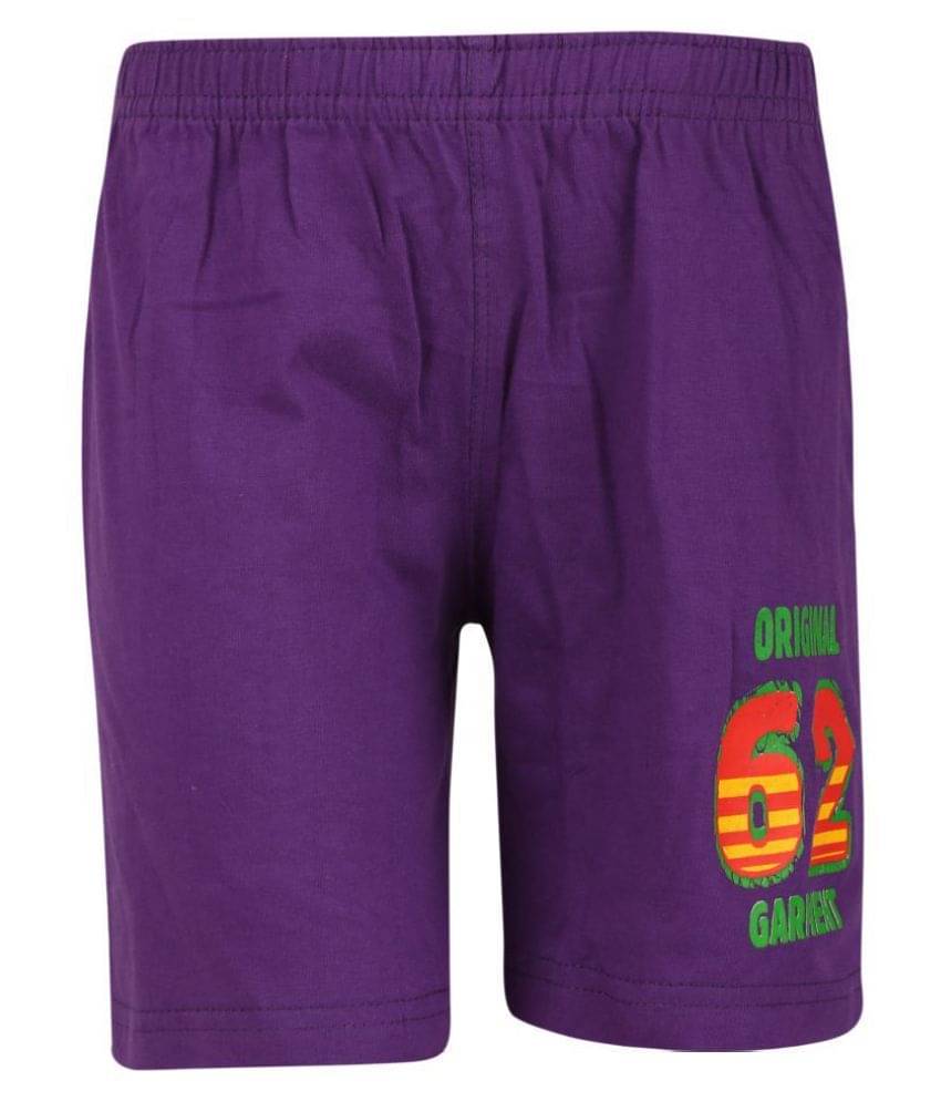     			Dongli Pack of 1 Cotton Shorts For Boys ( Multi Color )