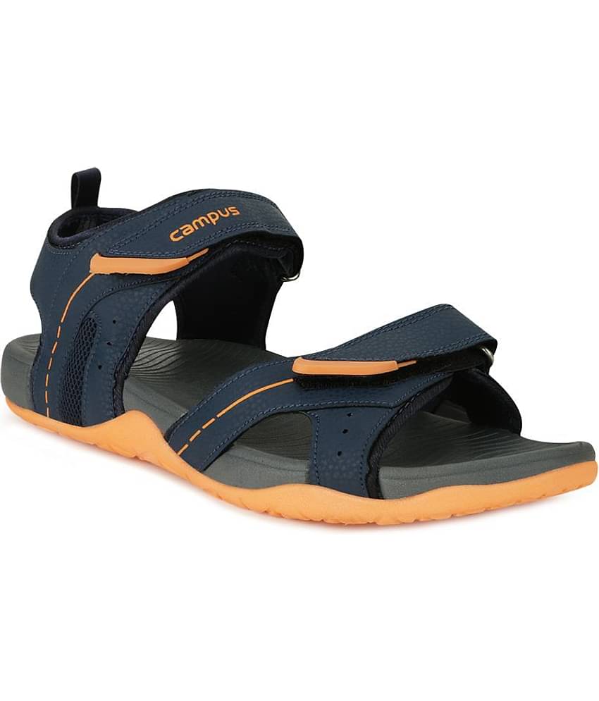 Campus Navy Synthetic Floater Sandals