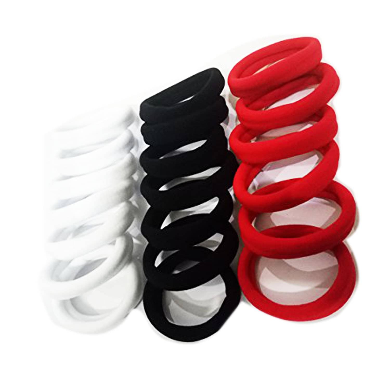     			mahek accessories Hair rubber band for pony tail Styler Pack of 30