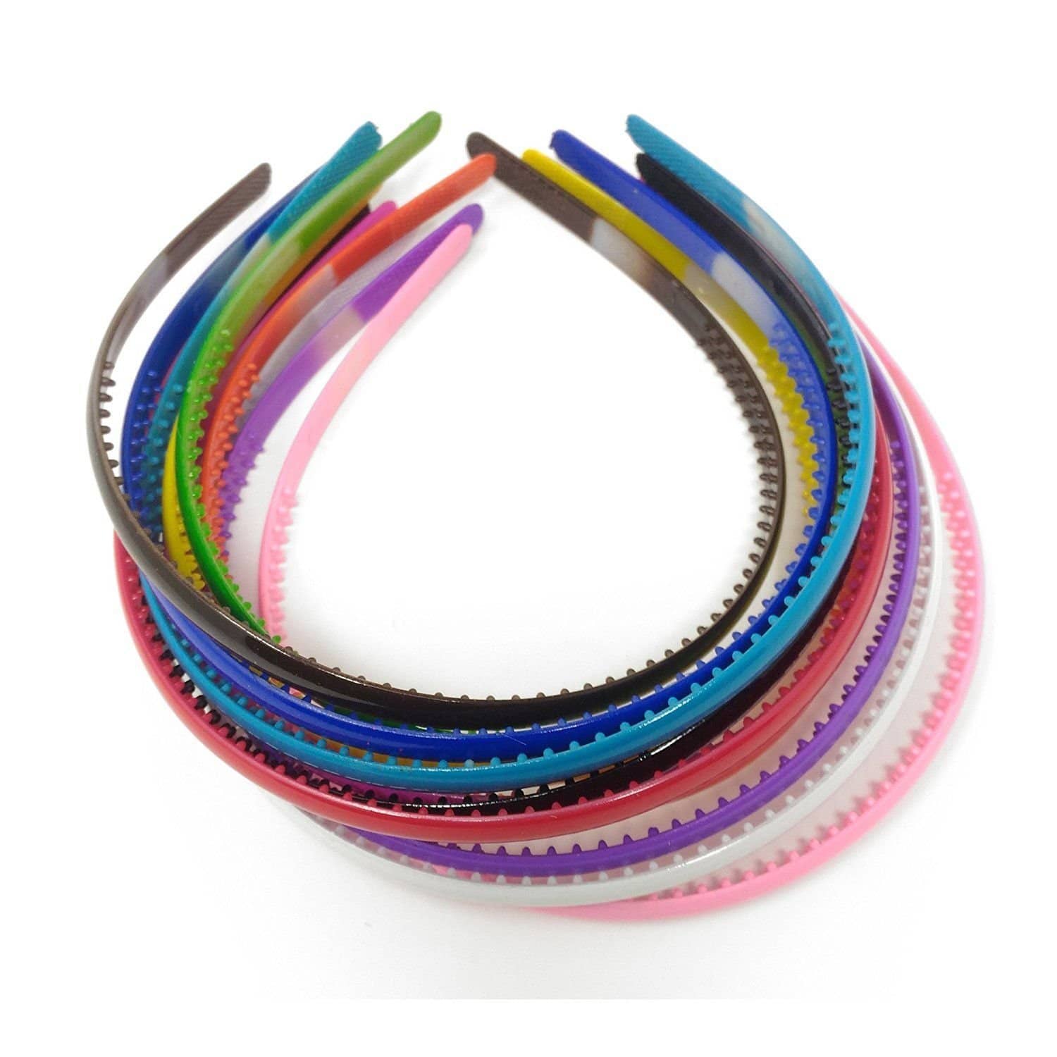 mahek accessories Plastic Hair Band For Girl Styler Pack of 10 - Jewellery Sets | Buy online on ZillyBuy