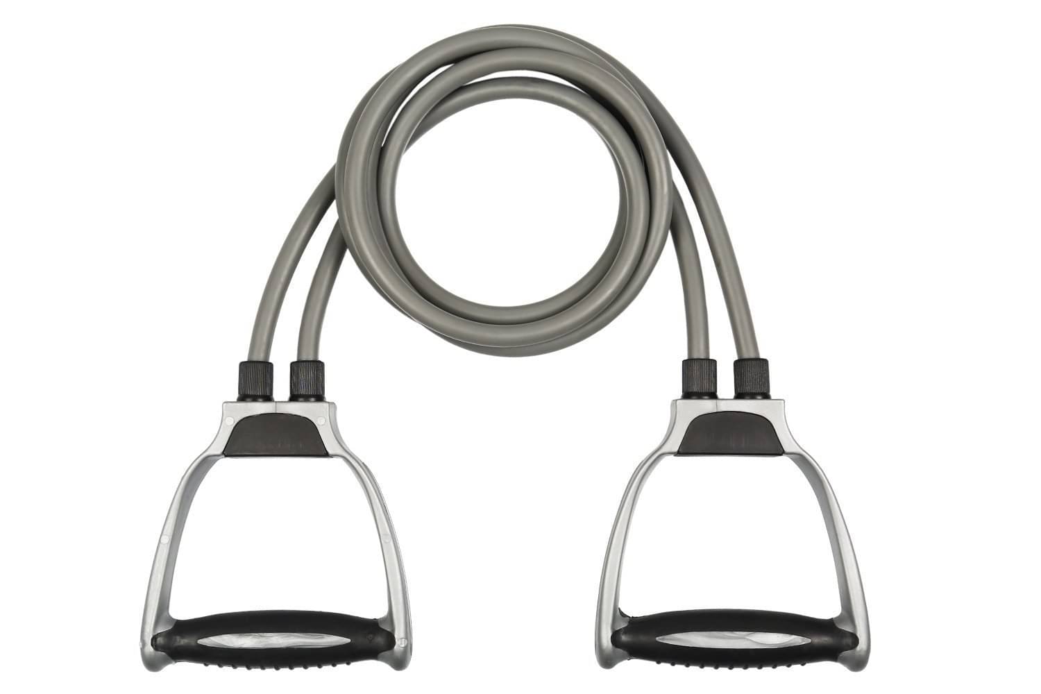 SIGNATRON Exercise Band, Stretch Resistance Band, Equipment Tube Cords With Foam Handle For Workout SIGNATRON Exercise Band, Stretch Resistance Band, Equipment Tube Cords With Foam Handle For Workout