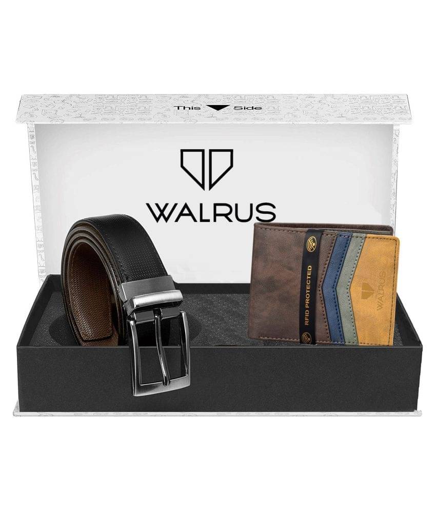    			Walrus Multi Leather Combo Belt