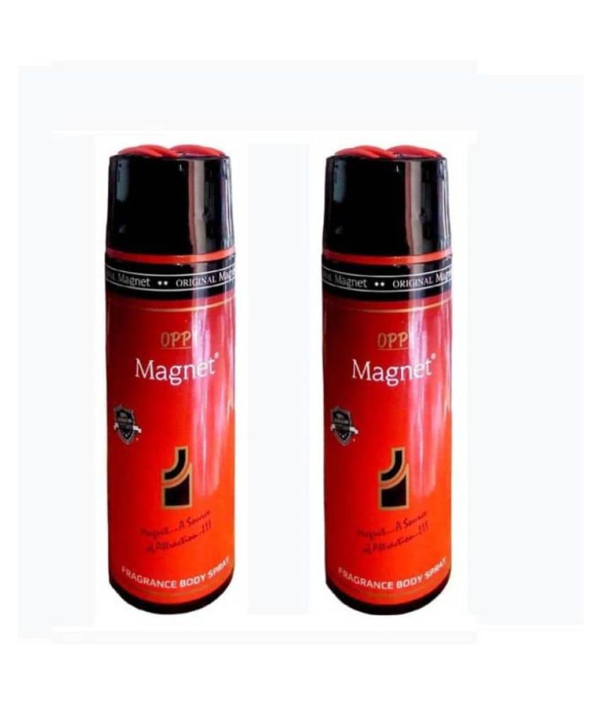 OPP Magnet Body Spray Deo Body Spray - For Men & Women 200 ml each,pack of 2.