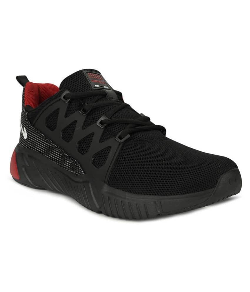 Campus BARLEY Black  Men's Sports Running Shoes - Sports Shoes | Buy online on ZillyBuy