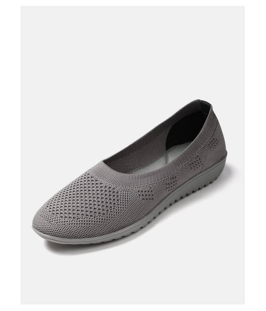     			MARC LOIRE Gray Ballerinas