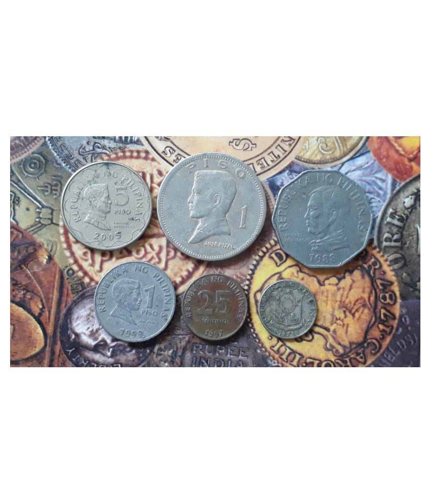     			PHILIPPINES X ALL DIFFERENT Coins Set - inc. Rare / SCARCE Ones - CIRCULATED Condition - Foreign World Coin - Vintage Collectible
