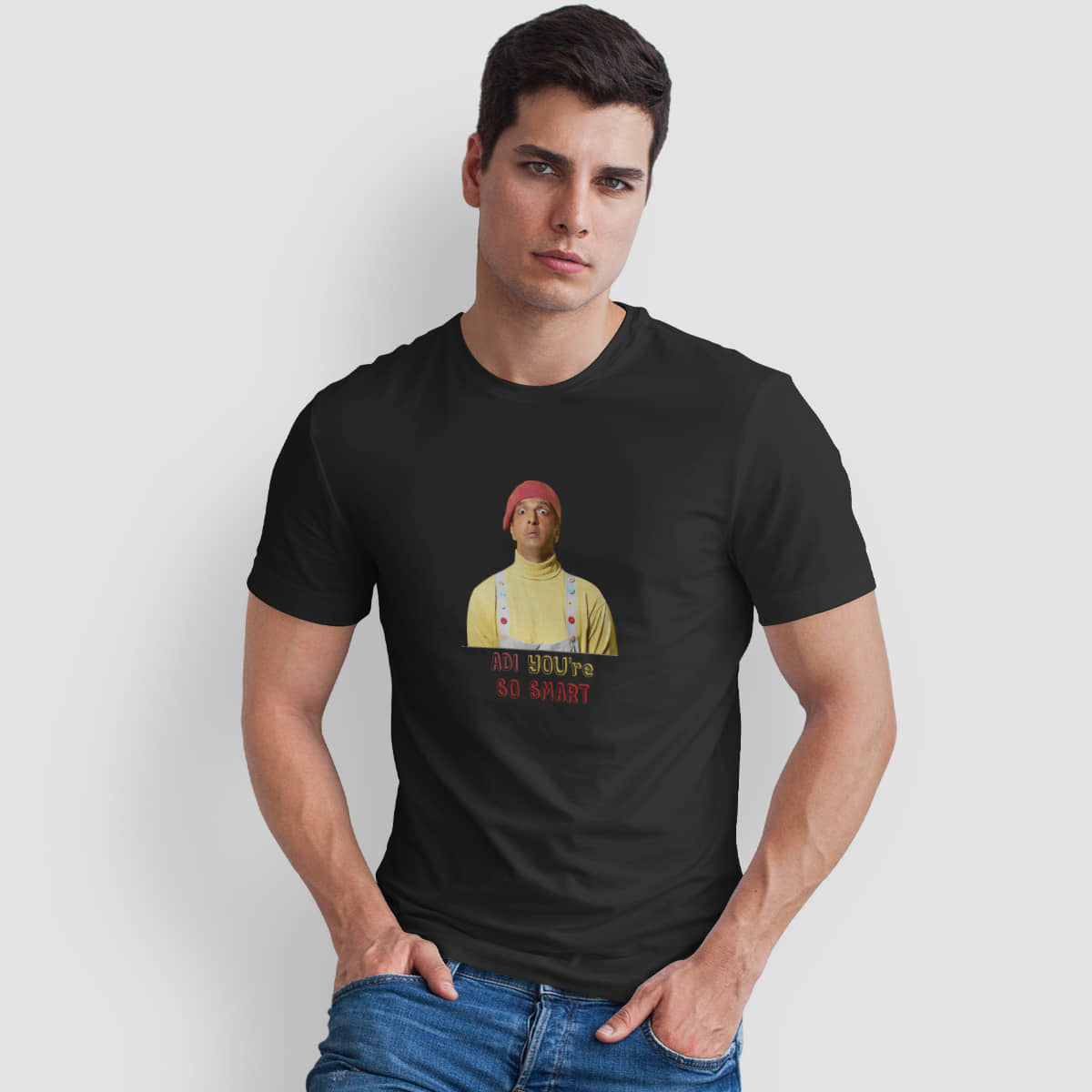 The Twenty Eight Pack of 1 Cotton Regular Fit Men's T-Shirt ( Black )