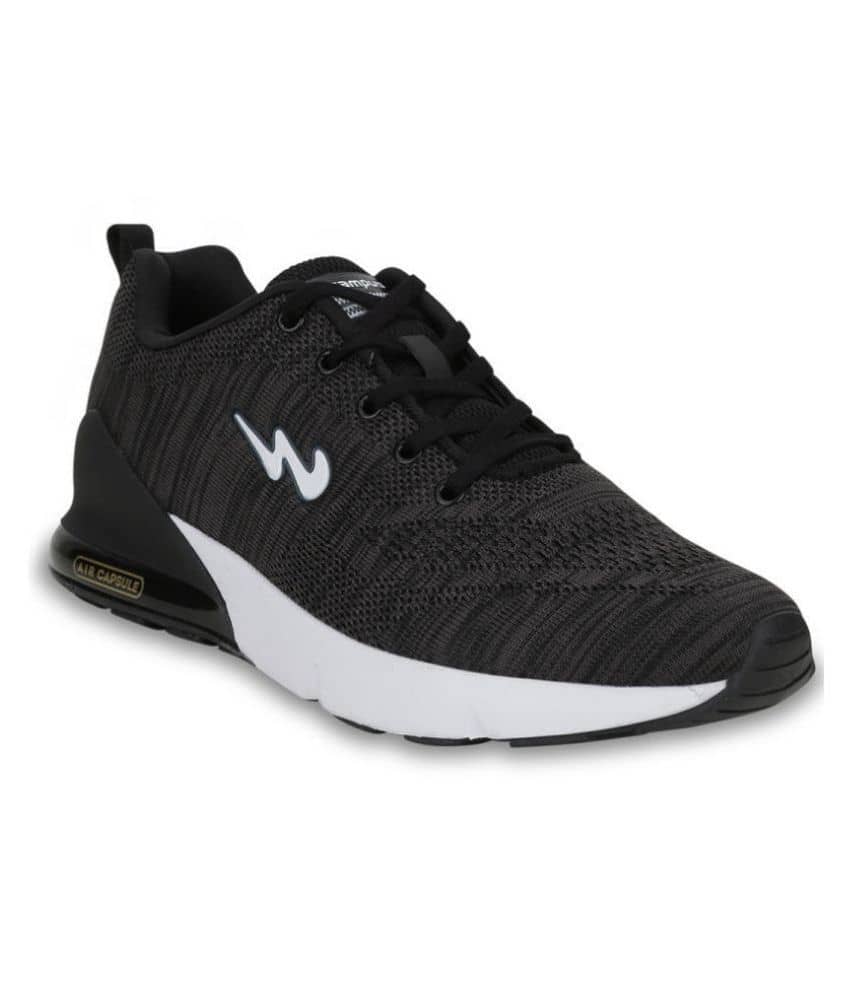 Campus REMO Black  Men's Sports Running Shoes - Sports Shoes | Buy online on ZillyBuy