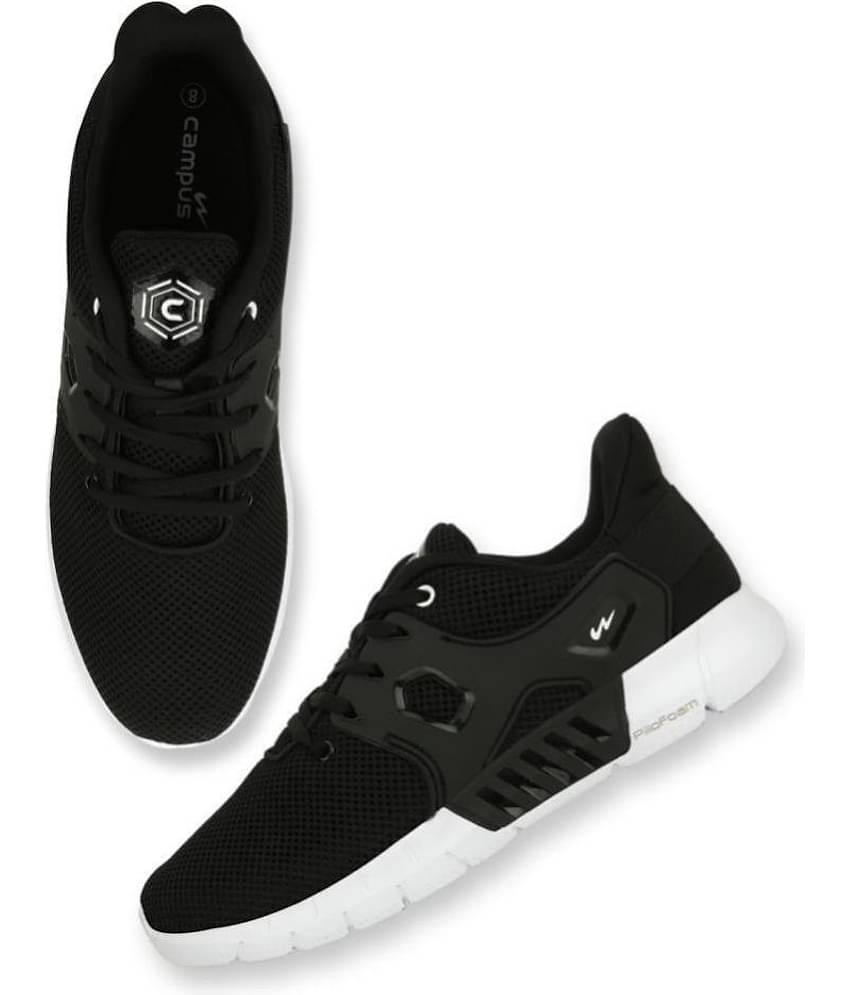 Campus TIGOR Black Men's Sports Running Shoes