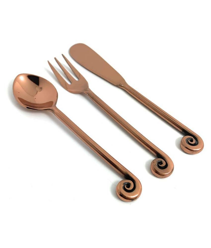 GEEGA TURTLES 3 Pcs Stainless Steel Cutlery Set