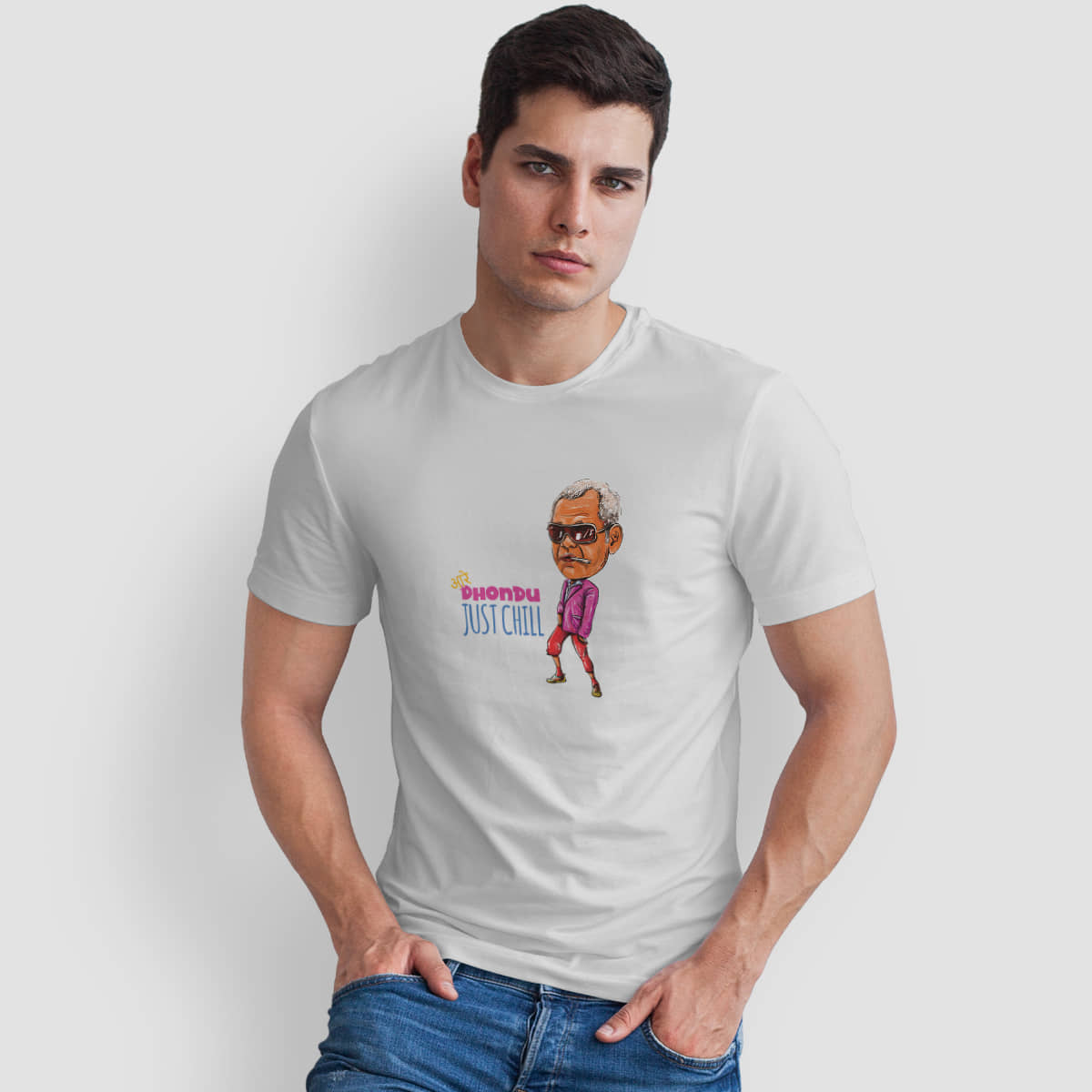 The Twenty Eight Pack of 1 Cotton Regular Fit Men's T-Shirt ( White )