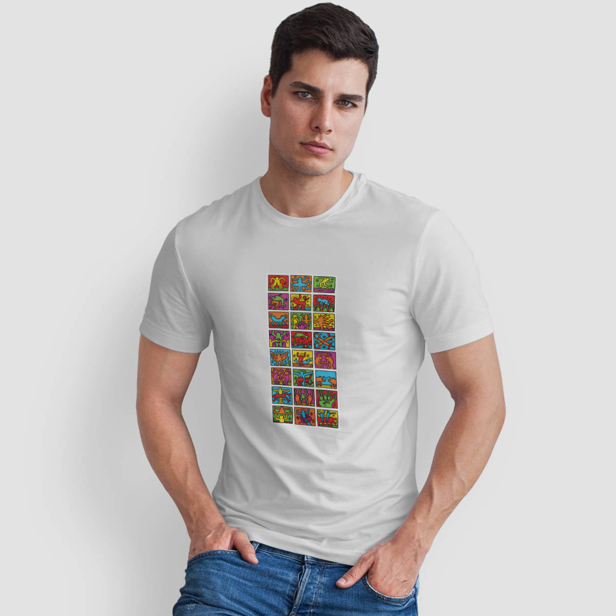 The Twenty Eight Pack of 1 Cotton Regular Fit Men's T-Shirt ( White )     			The Twenty Eight Pack of 1 Cotton Regular Fit Men's T-Shirt ( White )