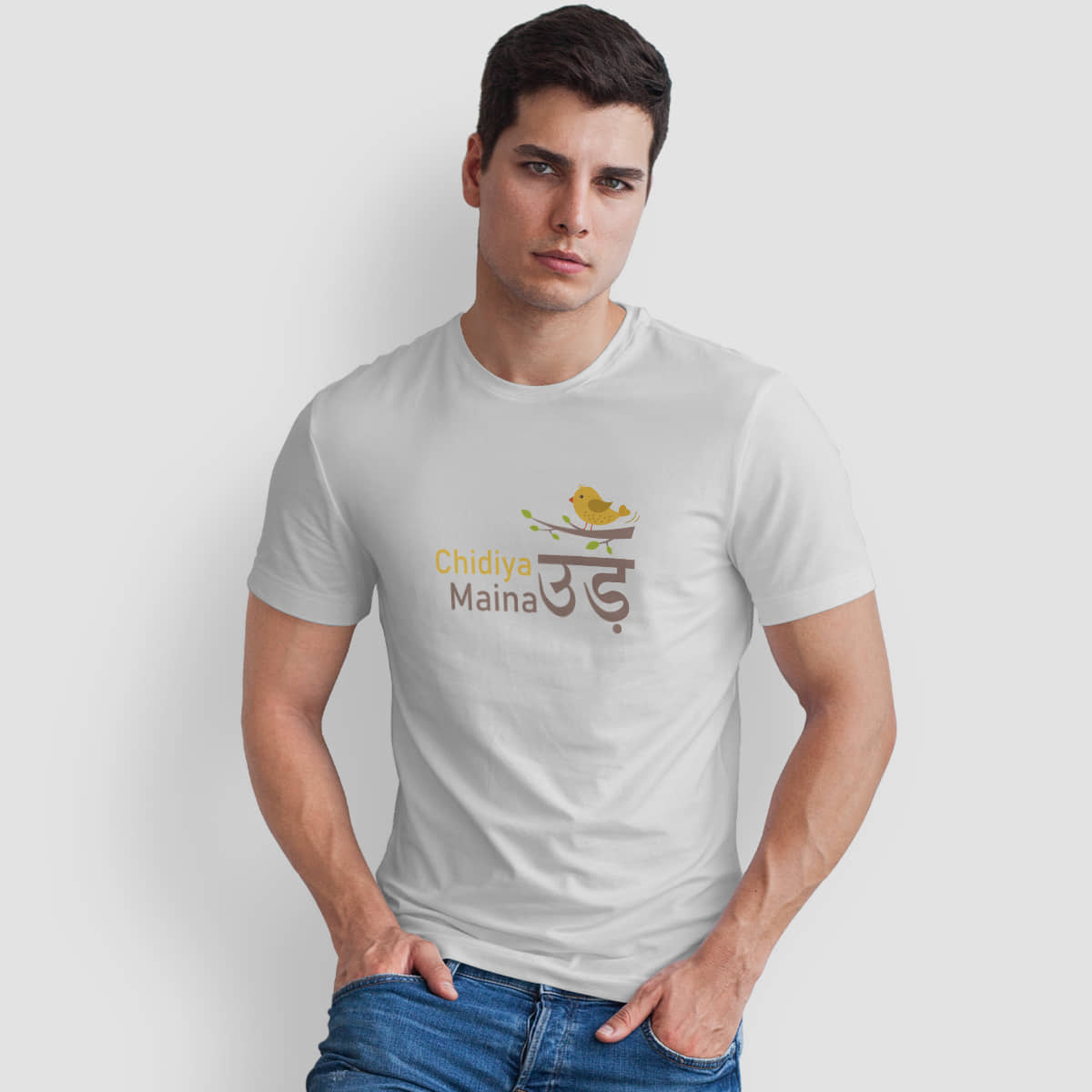 The Twenty Eight Pack of 1 Cotton Regular Fit Men's T-Shirt ( White )