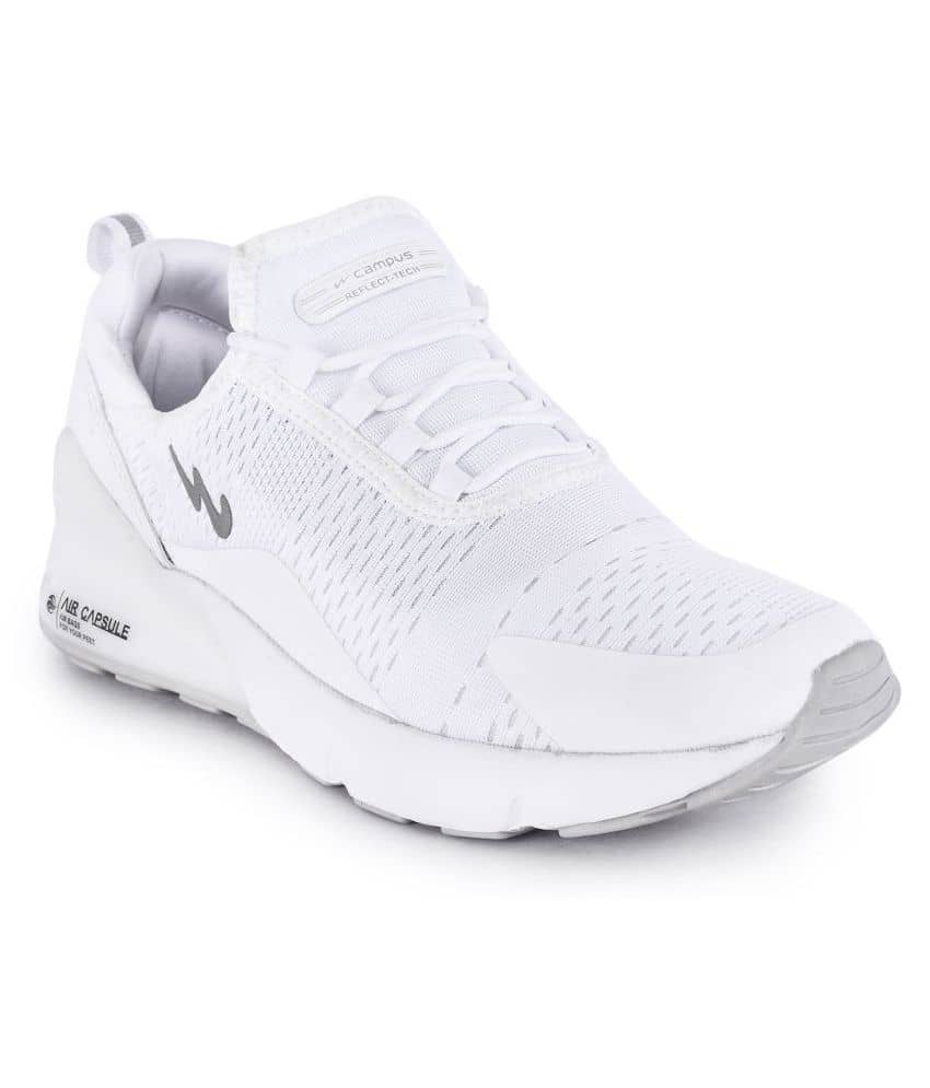 Campus DRAGON White  Men's Sports Running Shoes - Sports Shoes | Buy online on ZillyBuy