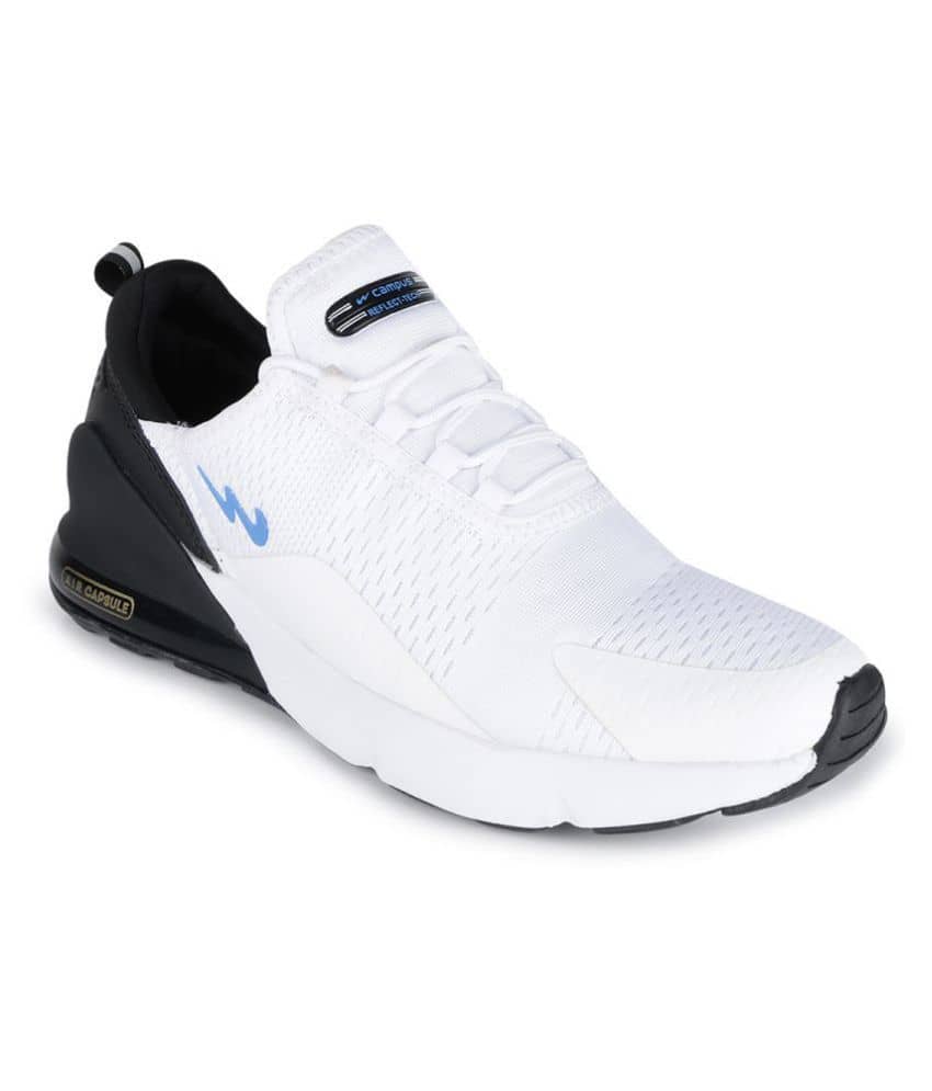 Campus DRAGON White  Men's Sports Running Shoes - Sports Shoes | Buy online on ZillyBuy