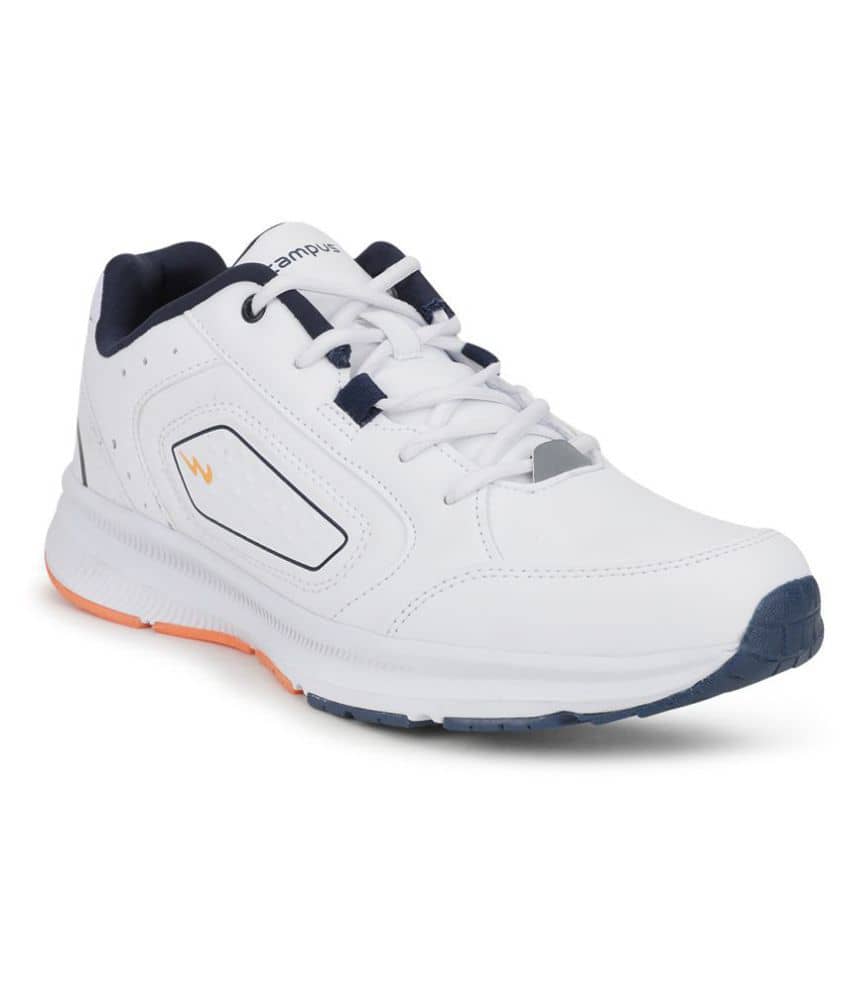 Campus TROPHY White  Men's Sports Running Shoes - Sports Shoes | Buy online on ZillyBuy