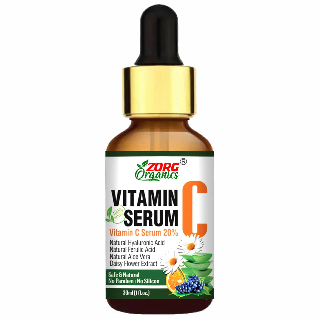 Zorg Organics Vitamin C Serum for Natural Skin Glow, Skin Whitening & Anti Ageing Face Serum 30 mL     			Zorg Organics Vitamin C Serum for Natural Skin Glow, Skin Whitening & Anti Ageing Face Serum 30 mL