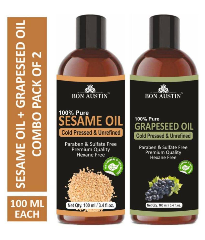     			Bon Austin Premium Sesame Oil & Grapeseed Oil 100 mL Pack of 2