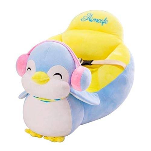     			Daa Best Penguin Shape Soft Plush Cushion Baby Sofa Seat or Rocking Chair for Kids 0 to 2 Years (Penguin Shape Sofa)