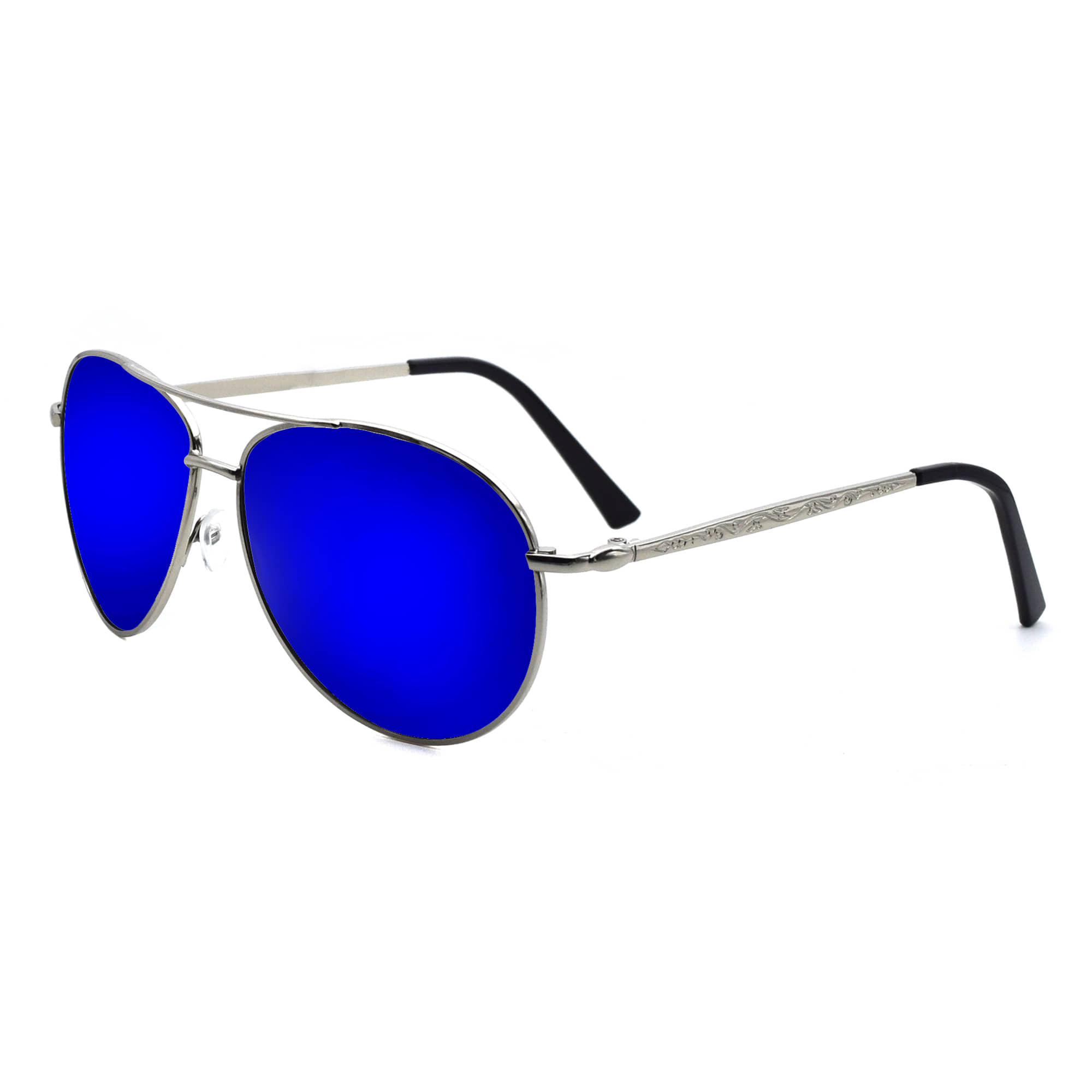 Peter Jones - Silver Pilot Sunglasses ( S212BL ) - Sunglasses | Buy online on ZillyBuy