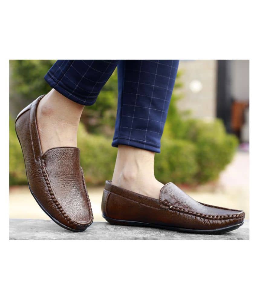 BXXY Brown Loafers - Formal Shoes | Buy online on ZillyBuy