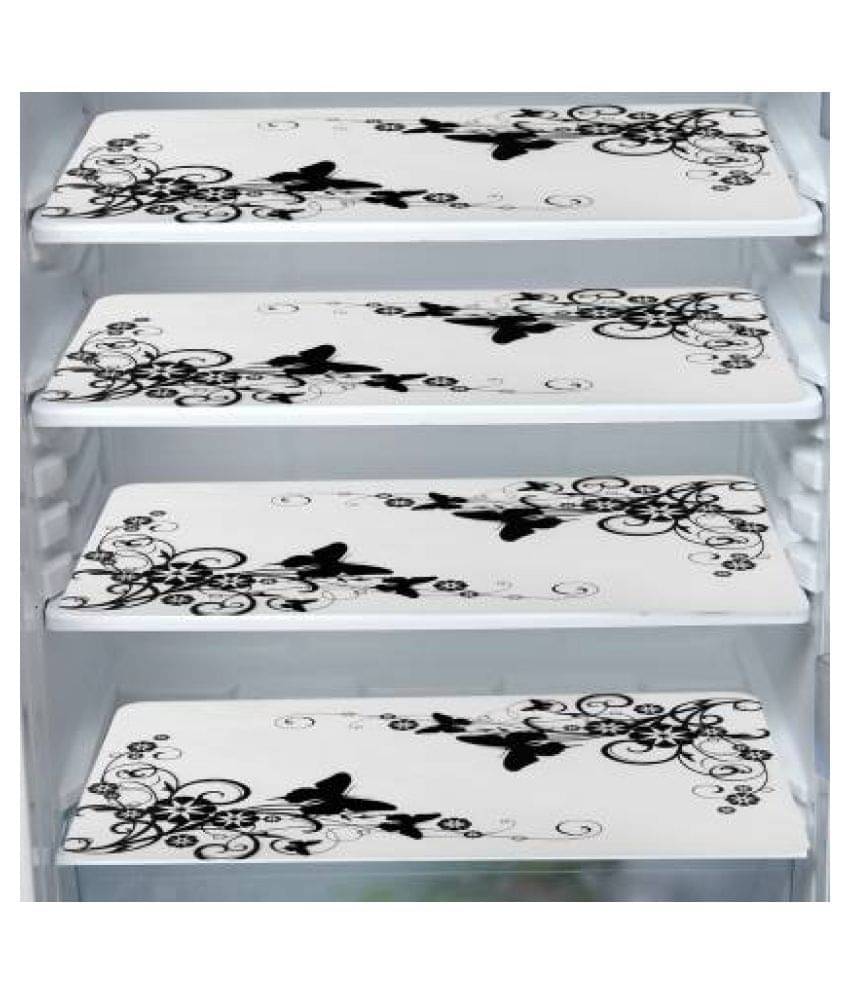     			Revexo Set of 4 PVC Multi Fridge Mats