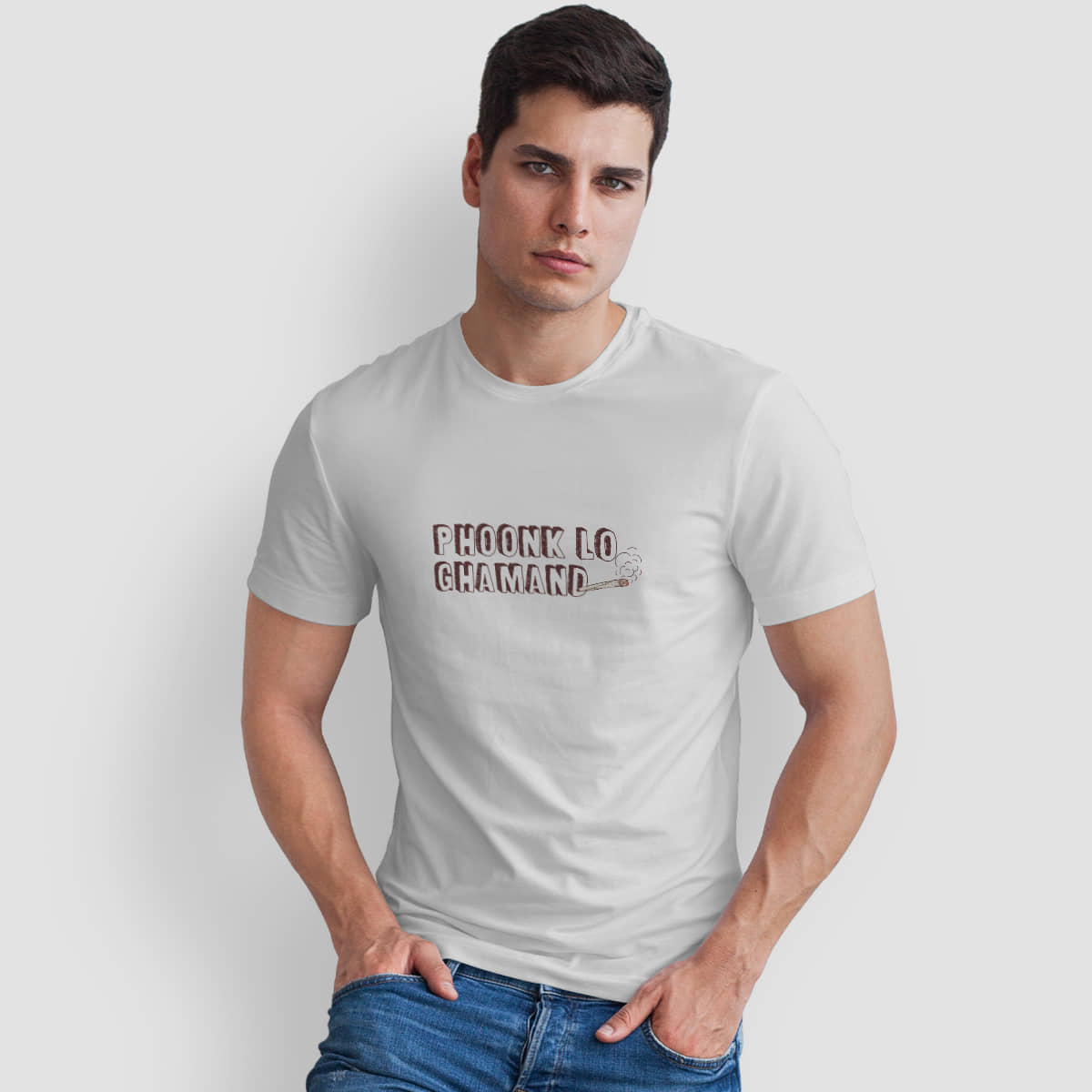 The Twenty Eight Pack of 1 Cotton Regular Fit Men's T-Shirt ( White )