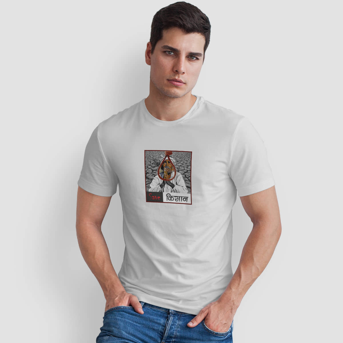 The Twenty Eight Pack of 1 Cotton Regular Fit Men's T-Shirt ( White )