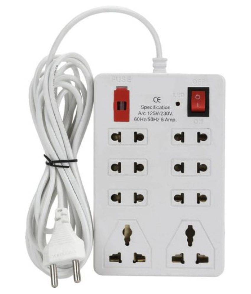 Bsk 8 Socket Extension Board With (2 mtr. wire length) Bsk 8 Socket Extension Board With (2 mtr. wire length)