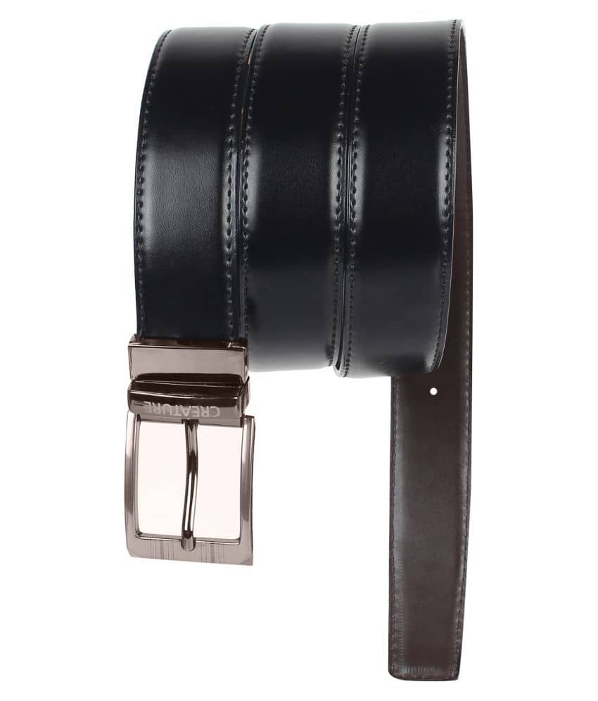 Creature Black PU Formal Belt