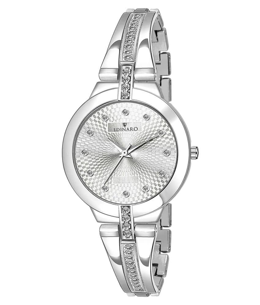 EDINARO Stainless Steel Round Womens Watch